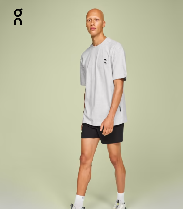 Camiseta On Running CLUB T gris